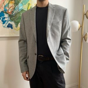 Herringbone Wool Blazer, 44R, excellent condition!